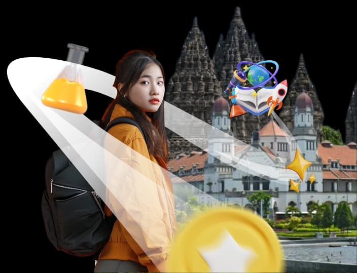 Ilustrasi layanan les privat di Bontang untuk SD, SMP, SMA dan persiapan UTBK